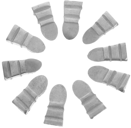 EXAOMBLE 10pièces Coin De Manche De Hache Acier Coin De Marteau Manche De Hachette Métallique Pour Outils De Camping