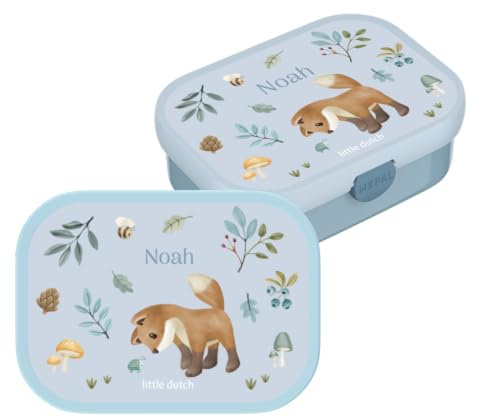 Mepal Campus Lunchbox mit Namen Little Dutch – 750 ml – Forest Friends