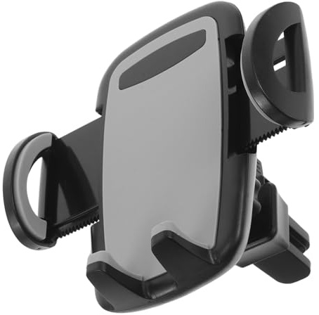 PRETYZOOM Soporte para Móvil para Coche Clip de Ventilación Giratorio Ajustable 360° para Navegación Compatible Smartphones Montaje Seguro y Estable para Automóvil