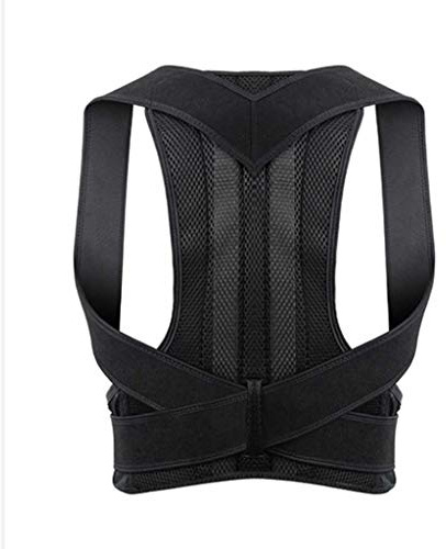 XYNSNDB Tutore per la Schiena correttore Supporto per clavicola Stop alla curvatura e alla curvatura Allenatore per la Schiena Regolabile Unisex 1