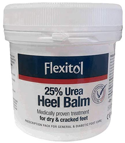 Flexitol Rescue Heel Balm for Dry and Cracked Feet, Intense Moisturisation, Suitable for Diabetics – 500 g