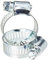 Bulk Hardware BH02276 Fascette Stringitubo OX per Flessibili con Vite di Serraggio, Bianco, Set di 2