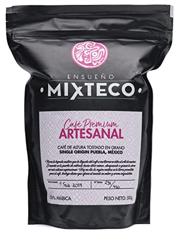 Ensueño Mixteco – Caffè in Grani Arabica Tostato | con Note di Cacao e Mandorla | Processo 100% Artigianale - 500g, Gusto Delicato