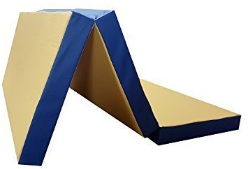 NiroSport Materassino da Ginnastica 150 x 100 x 8 cm tappetino da ginnastica tappetino sportivo tappetino pieghevole morbido tappetino pieghevole letto per gli ospiti