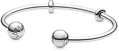 PANDORA Moments Offener Armreif, 596477-3 19cm, Silber