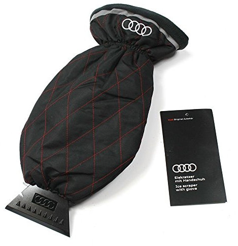 Audi Ice Scraper with Glove Winter scraper Window Snow Ice Scraper Mitt 80 A096010D
