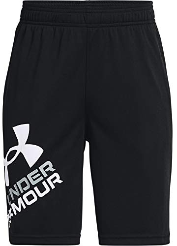 Under Armour Fille Prototype 2.0 Logo Shorts, Noir/Blanc (001), 140 EU