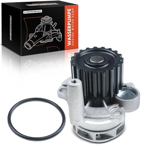 Frankberg Bomba de agua bomba de circulación de agua 038121011C | Compatible con: G.o.l.f V Variante 1K5, Nuevo Beetle Cabriolet 1Y7, A3 Sportback 8PA, A3 Cabriolet 8P7, LEÓN 1M1