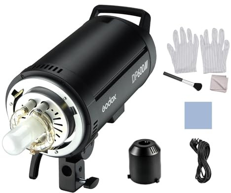 Godox DP600III Studio Blitzlicht Stroboskopbeleuchtung 600Ws 2,4G kabelloses X System mit Bowens Mount 5600K Farbtemperatur Fotografie Blitze für Porträt Mode Werbung Werbefilme