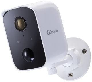 Swann CoreCam Wire-free 1080p Full HD Indoor & Outdoor Waterproof rechargeable Security Camera With Night Vision, 2-way Talk & Siren, Heat, Motion & Person Detection, Free Cloud & Local Recording