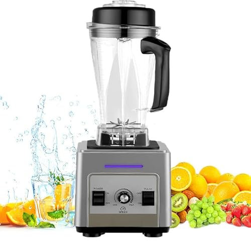 ADITAM Blender Multifonctionnel avec Couvercle Anti-éclaboussures, Smoothie Commercial Lait De Soja Ménage Centrifugeuse, Jus De Glace Pilée Agitant Cuisson Mur Disjoncteur Avoir Une Ligne