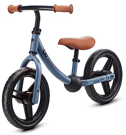 Kinderkraft 2WAY Next Laufrad ab 3 Jahre, Licht Lauflernrad, Kinder fahrader, 12 Zoll Räder, Höhenverstellbar Sattel und Lenker, Einfache Montage, Begrenzter Lenkeinschlag, Gummigriffe, Blau