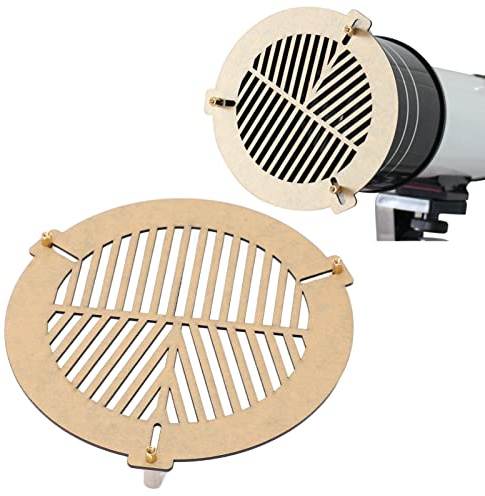 Alvinlite Bahtinov-Maske, Fokussiermaske Für Teleskope – Bahtinov-Fokusmaske aus Acryl, 120 Bis 160 Mm, Teleskop-Zubehör Für Astrofotografie, Astronomisches Teleskop