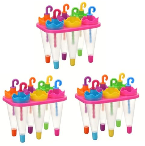 MAGICLULU 3stücke Regenschirm Eisformen Für Wiederverwendbare Lolly Und Eiswürfelform Für Herstellen Von Fruchteis Joghurt Oder Pudding