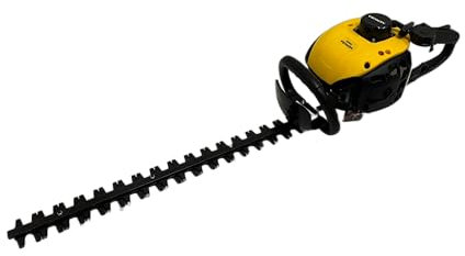 Nemura Taglia siepe termica motore 2 tempi 25cm3 - Lunghezza di taglio 60 cm - Serbatoio Carburante 500 ml - Antivibrazione - Manico Softgrip rRclinabile - SAC in Italiano