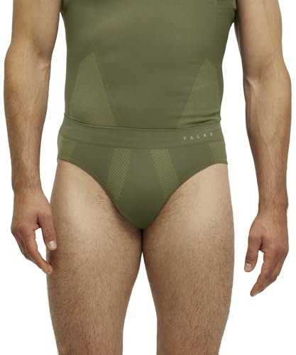 FALKE herr Baslager Underkläder Warm M Sl funktionellt garn snabbtorkande 1 del, Grön Herb 7754, M