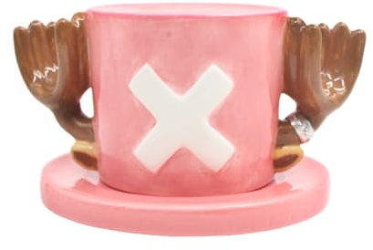 FIYSON One Piece Tasse, Anime Luffy Strohhut Kaffee Tassen, Handgefertigte Keramik Teetasse, Cartoon Anime Milch Mug Cup, Geschenk für Weihnachten, Geburtstag, Jubiläum, Anime Fan, 300ml (Stil 3)