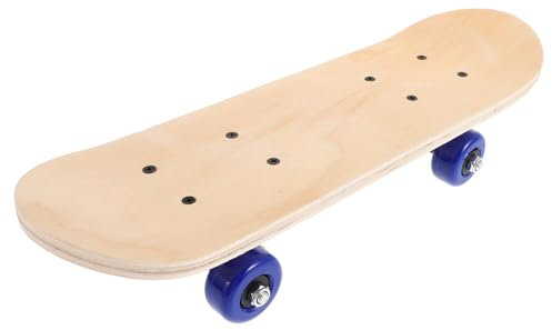 OHPHCALL Handbemaltes Skateboard-Deck Aus Ahornholz Doppel-seitiges Leeres Skateboard Für Kreative Gestaltung Inklusive Blauen Für Kunst Und Doodle-projekte