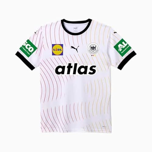 Puma DHB Home Jersey SS25 with PUMA White-Grey Dawn-Safety YE