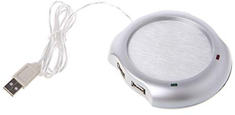Chauffe-tasse de thé et de café USB avec 4 ports USB Hub PC portable