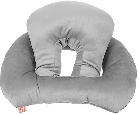 Hemobllo Oreiller de Sieste Portable Confortable et Rembourré pour Bureau | Peluche et Coton Pp, Design Ergonomique Multi-fonction, Soutien du Visage Dos, Usage Maison