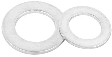 LDHNFBYV Lega di Alluminio 6061# M3 M5 M6 M8 M10~ M30 Vite Metallica Rondella Piatta(M24x29x2 (20pcs))