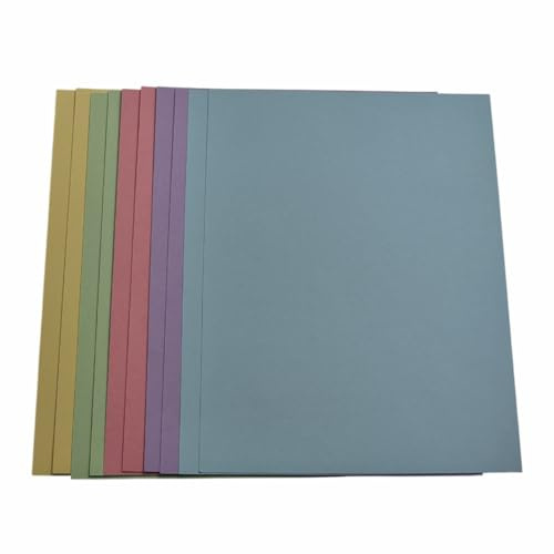 A4 Pastellkarton – 10 Blatt 220 g/m² Karton für Bastelarbeiten, Scrapbooking und DIY-Projekte – verschiedene Farben
