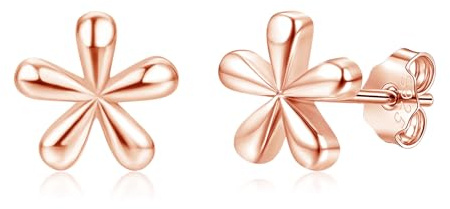 Cangall Ohrstecker Silber 925 Klein, 925 Sterling Silber Blumen/Pet Paw/Unendlichkeit Kreuz Ohrstecker mit Zirkonia, Süße Flache Ohrringe Stecker, Schlafen Knorpel Ohrringe für Damen Männer