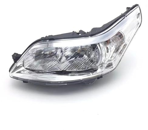 WIJHJET Faro Delantero Faro Delantero Coche Para Citroen Para C4 Restyling 2004-2008 2009 2010-2014 Parachoques Delantero(Lado derecho,Blanco)