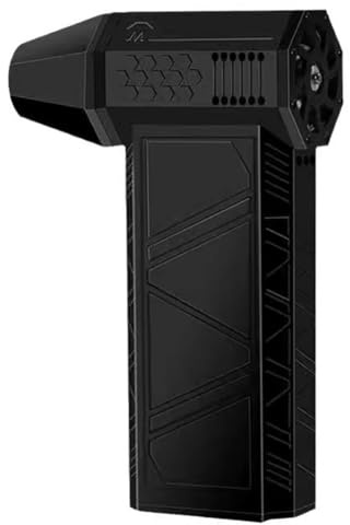 Aisuoka Ventilador Turbo Violento 130000 RPM Motor Sin Escobillas de Mano Ajuste de Velocidades Ventilador de Conducto Industrial Soplador Violento Negro