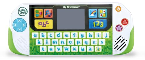 Leapfrog My First Gamer, English | Handheld console with 20 games teaching letters, numbers, colours, shapes and logic through internet-free play. Ages 3-6