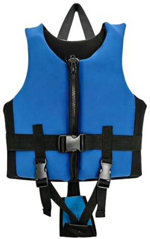 Generico Gilet salvataggio bambino, giubbotto galleggiante e gilet snorkeling protettivo UV, fissaggio multi-cinghia sicuro, ideale per tutte le attività acquatiche infantili estive.