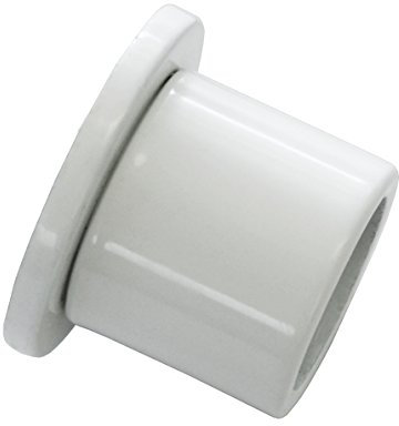 Gardinia 11276 Wandlager für Gardinenstangen, Serie Chicago, Durchmesser 20 mm, weiß