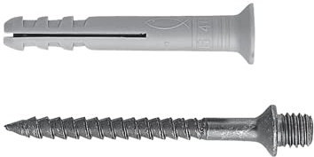 Fischer tasselli a percussione N 6x40/10 S con vite a chiodo M6 (50 Pz.)