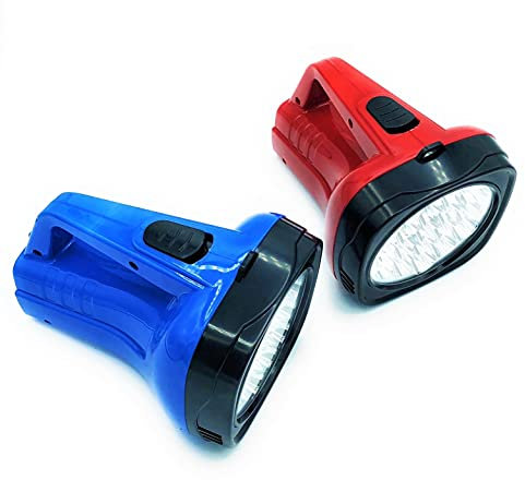 TEMPO DI SALDI Luce Di Emergenza Torcia Portatile Lampada Ricaricabile Bianca 19 Led