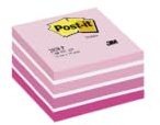 Post-it 3M 2028-P Cube Not, Rosatöne, 450 Blatt, 76x76mm