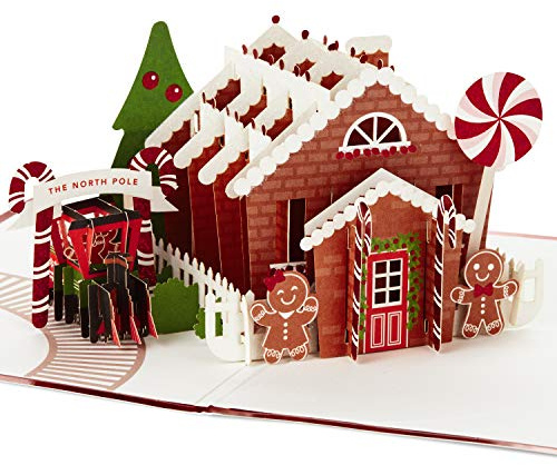 Hallmark Signature Paper Wonder Pop Up Christmas Card (Gingerbread)