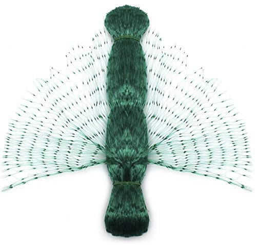 igadgitz home U7084 Filet de Protection Anti-Oiseaux Filet pour Jardin -Vert -3.7m x 10m (37m²)