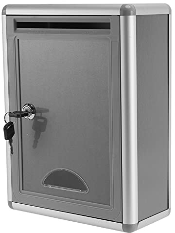 Orton Buzón de correo con cerradura de aleación de aluminio vintage