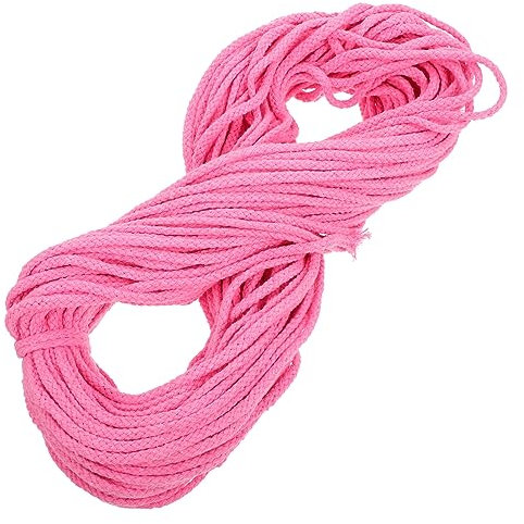 CHILDWEET 1rolle Farbige Baumwollseil Handgewebtes DIY Seil Für Kordelzugtaschen Bastelprojekte Und Heimdekoration Für Kreative Anwendungen