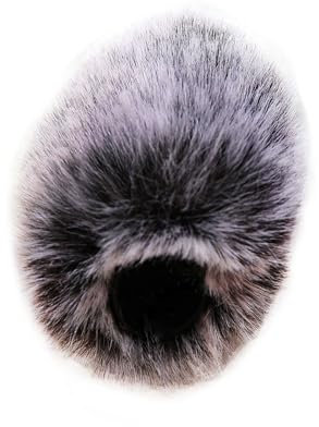 Dead Cat Microphone Windshield Furry Windproof Muff Windscreen Cover for Collar Microphone Windshield Microphone Windshield