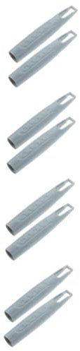 Gatuida 8pcs Garden Broom Replacement Handle Grip Mop Stick End Cap Easy Install Broom Rod Head Sleeve