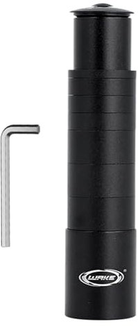 BSSOK Wake Fahrradlenker Vorbau Lenkererhöhung lenkervorbau verstellbar, Aluminiumlegierung 28.6mm 1 1/8 Lenker erhöhen für MTB, Rennrad, BMX(180mm
