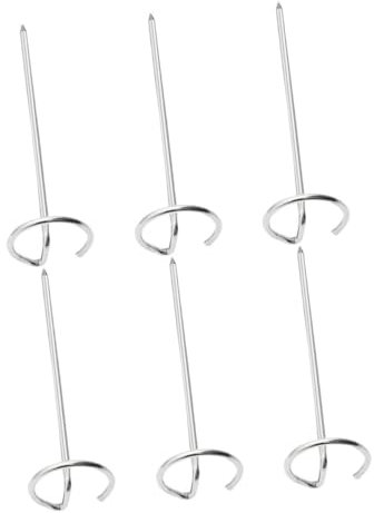 TOYANDONA 6piezas Pinchos Metálicos Para Freidora De Aire Brochetas Verticales Inoxidable Perfectos Para Barbacoa y Asar