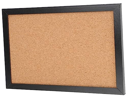 KICHOUSE Hinweis Und Korkbildtafel 30x40cm Doppelseitig Mit Schwarzem Rahmen Pinnwand Für Büro Haushalt Und Schule Message Board Zum Befestigen Von Notizen Und Fotos