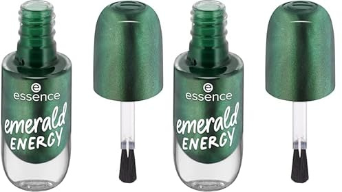 Essence - Vernis à Ongles Gel Nail Colour - 73 emerald ENERGY (Lot de 2)