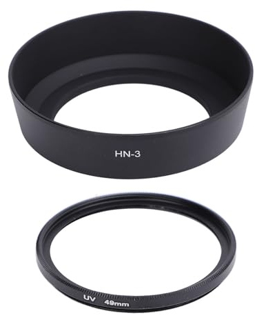 Kamera -Objektivhaube mit 49 Mm Filter und Objektivkappe für F35mm F2 F35mm F55mm F2.8 F55mm F3.5 Micro 55 80 Mm Objekte