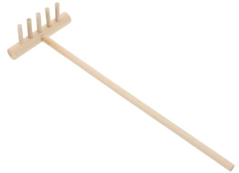 Abaodam Mini Râteau Jardin Zen Outil de Niveau pour Bac Sable Décoration de Jardin Intérieur Râteau pour Relaxation Mini de Décoration