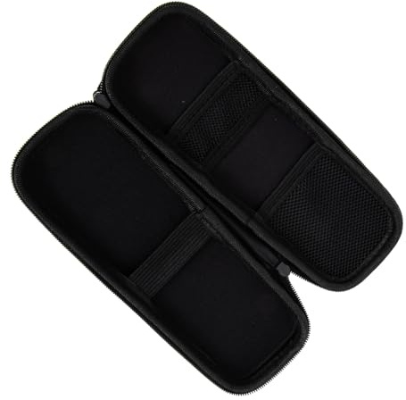BESPORTBLE Mundharmonika Etui mit Reißverschluss Staubdicht Eva und Polyester Schwarz Aufbewahrungstasche für Mundharmonika mit Innennetzbeutel