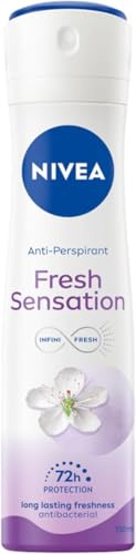 NIVEA Antitranspirant Fresh Sensation Spray, 150ml (Packung mit 5)